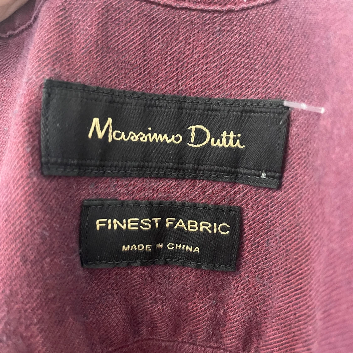 Vinröd skjorta från Massimo Dutti - 2