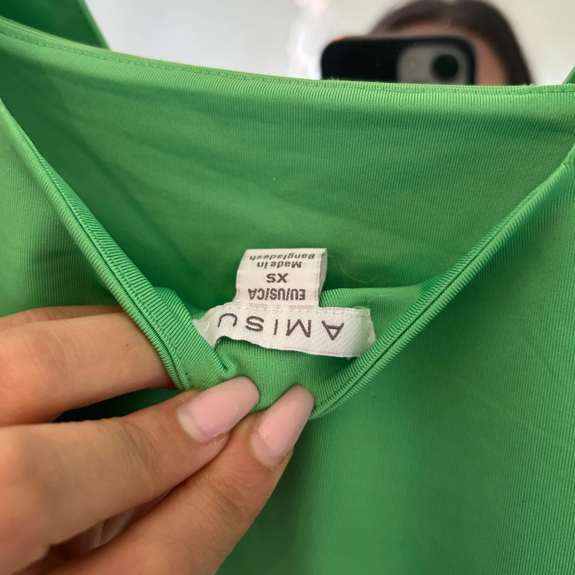 Grön linnetopp från Amisu