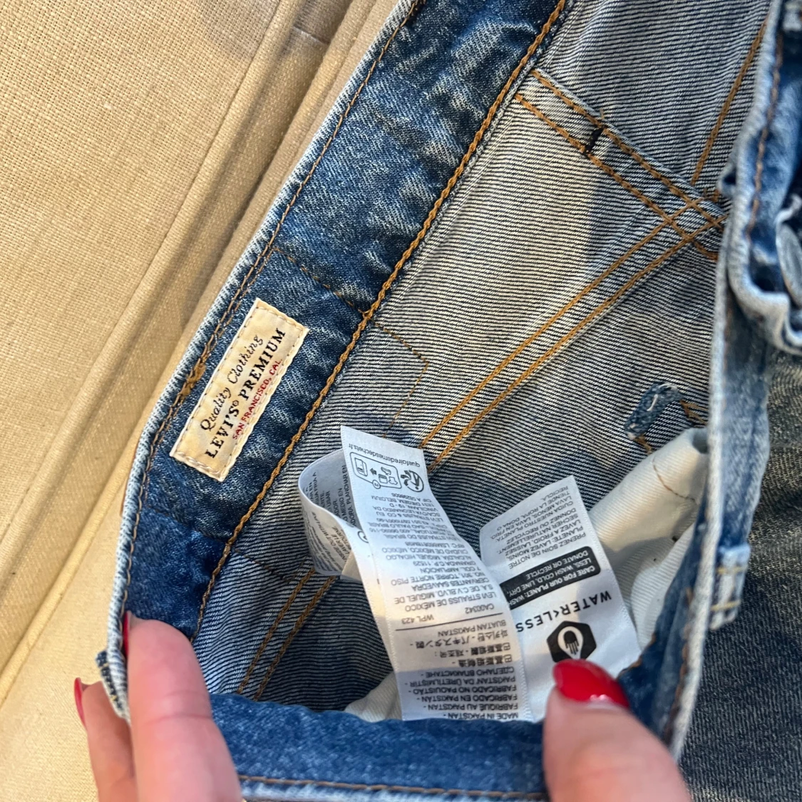 Levi's 514 blå jeans W29 L32 - 3