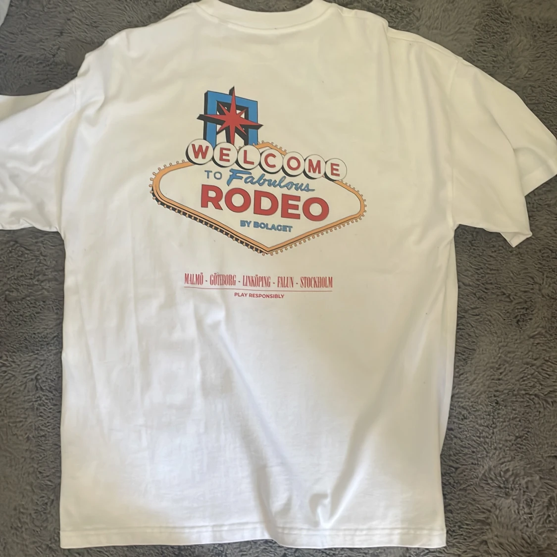 Vit RODEO t-shirt från Bolaget - 1