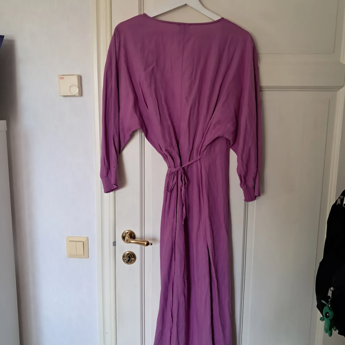 Lila omlottklänning S - 2