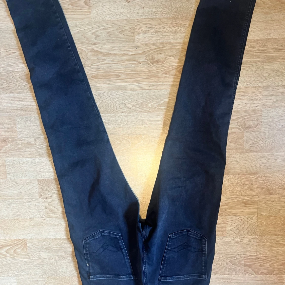 Replay Hyperflex svarta jeans, W30 L30 - 1