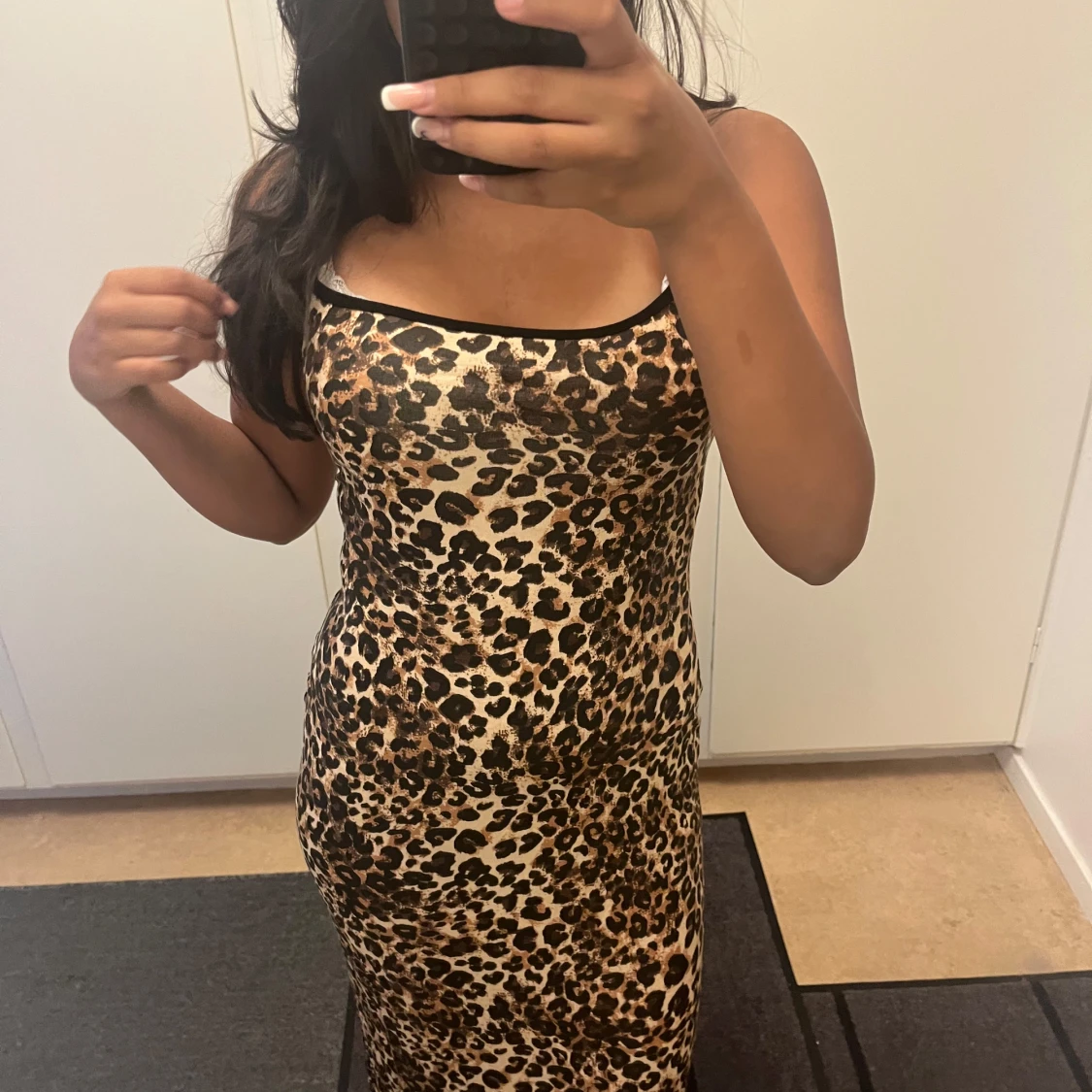 Leopard klänning  - 1