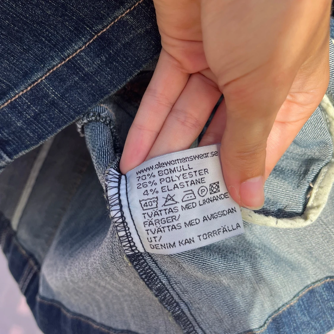 Mörkblå jeanskavaj från Olé Jeans - 3