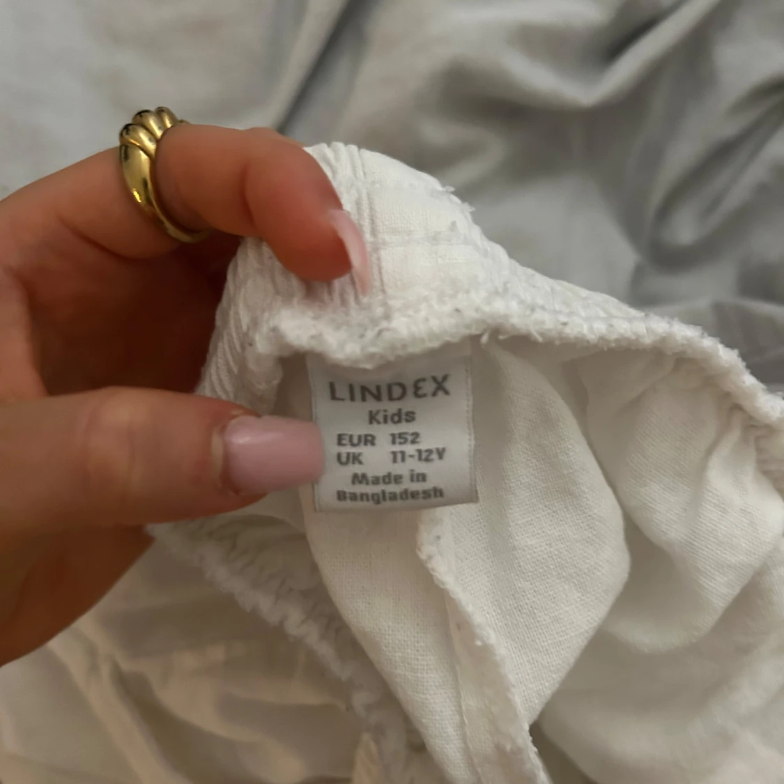 Vita linnebyxor från Lindex - 2