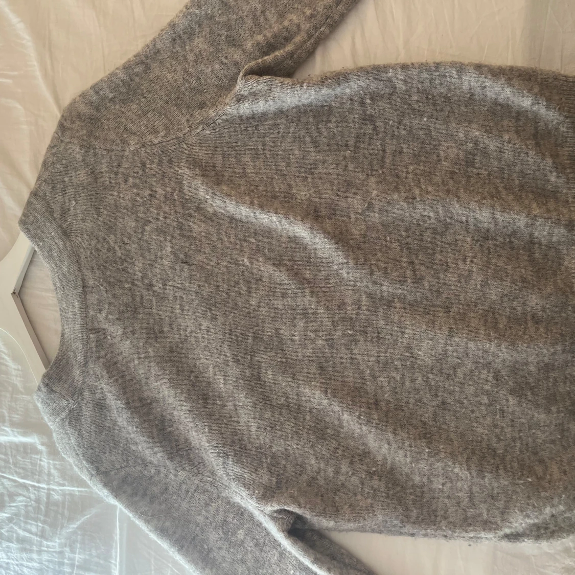 Grå stickad tröja från Object XS - 2