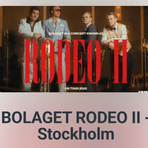 Bolaget sthlm 13/9 18+ - Säljer två st till bolaget i sthlm den 13/9 pga att vi inte fick ledigt från jobbet:) 500kr/st