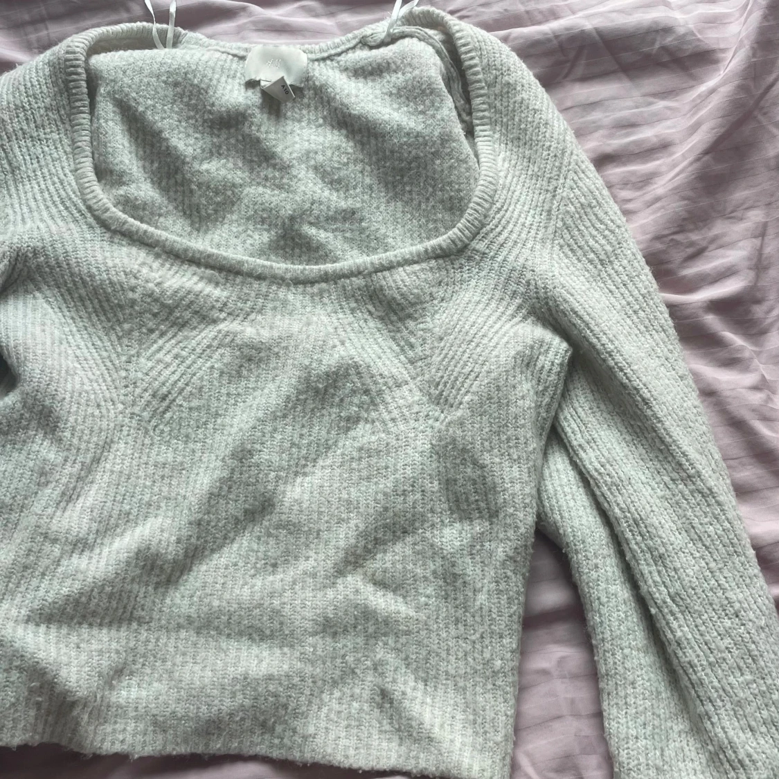 stickad tröja