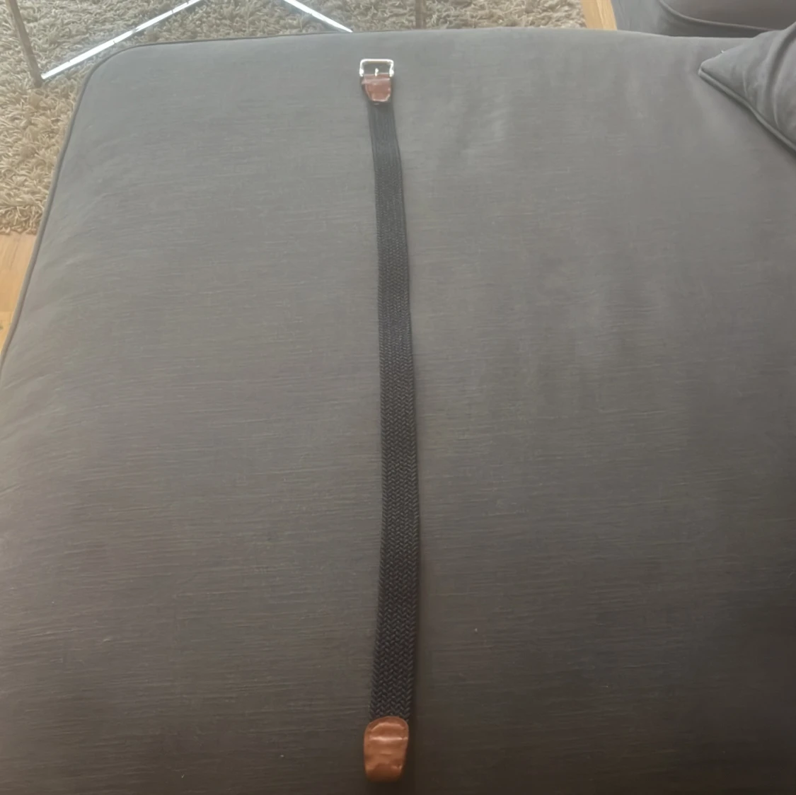 Mörkblå flätat bälte från Jack & Jones