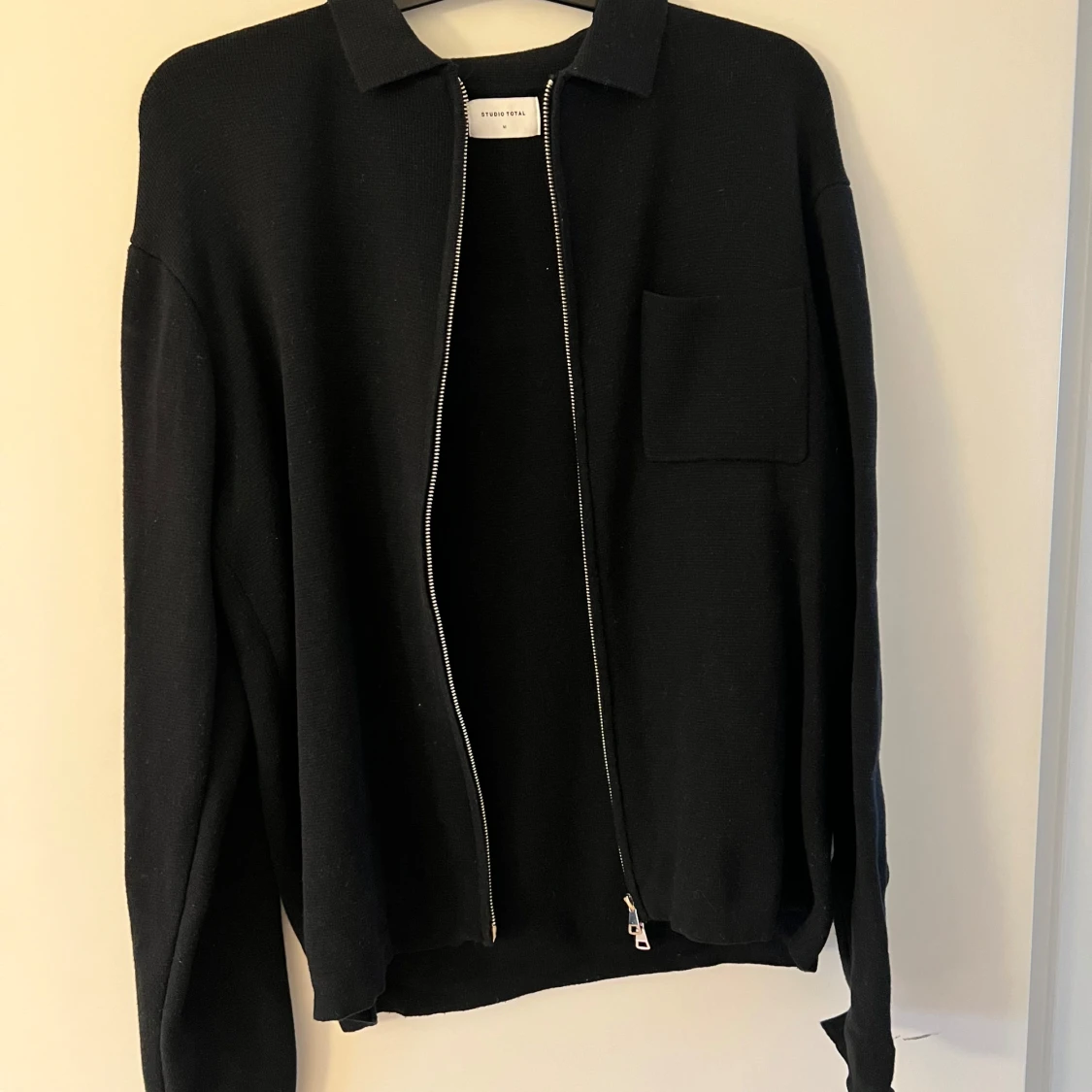 Svart stickad overshirt Studio Total - 1