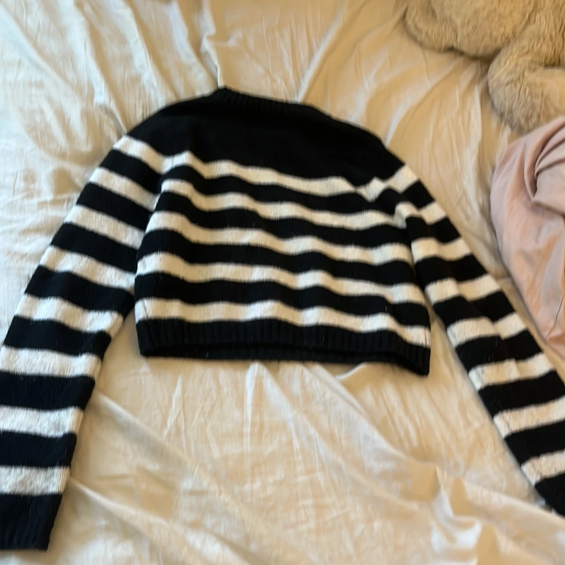 Randig croppad tröja Stradivarius - 2