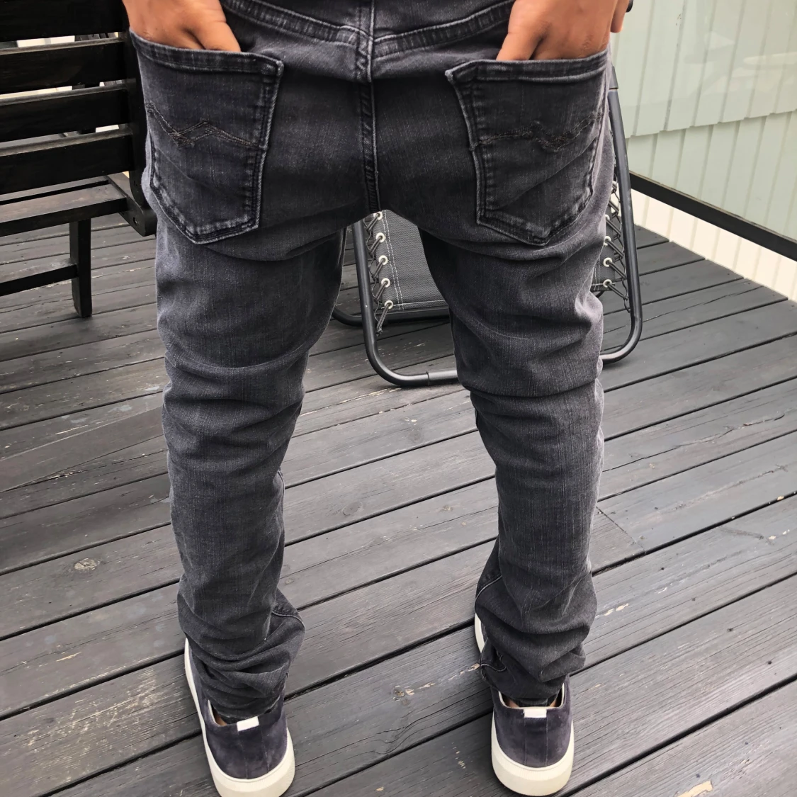 Svarta Replay jeans, slim fit - 1