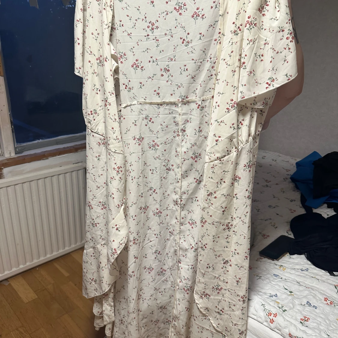 Blommig långklänning från SHEIN Curve - 1