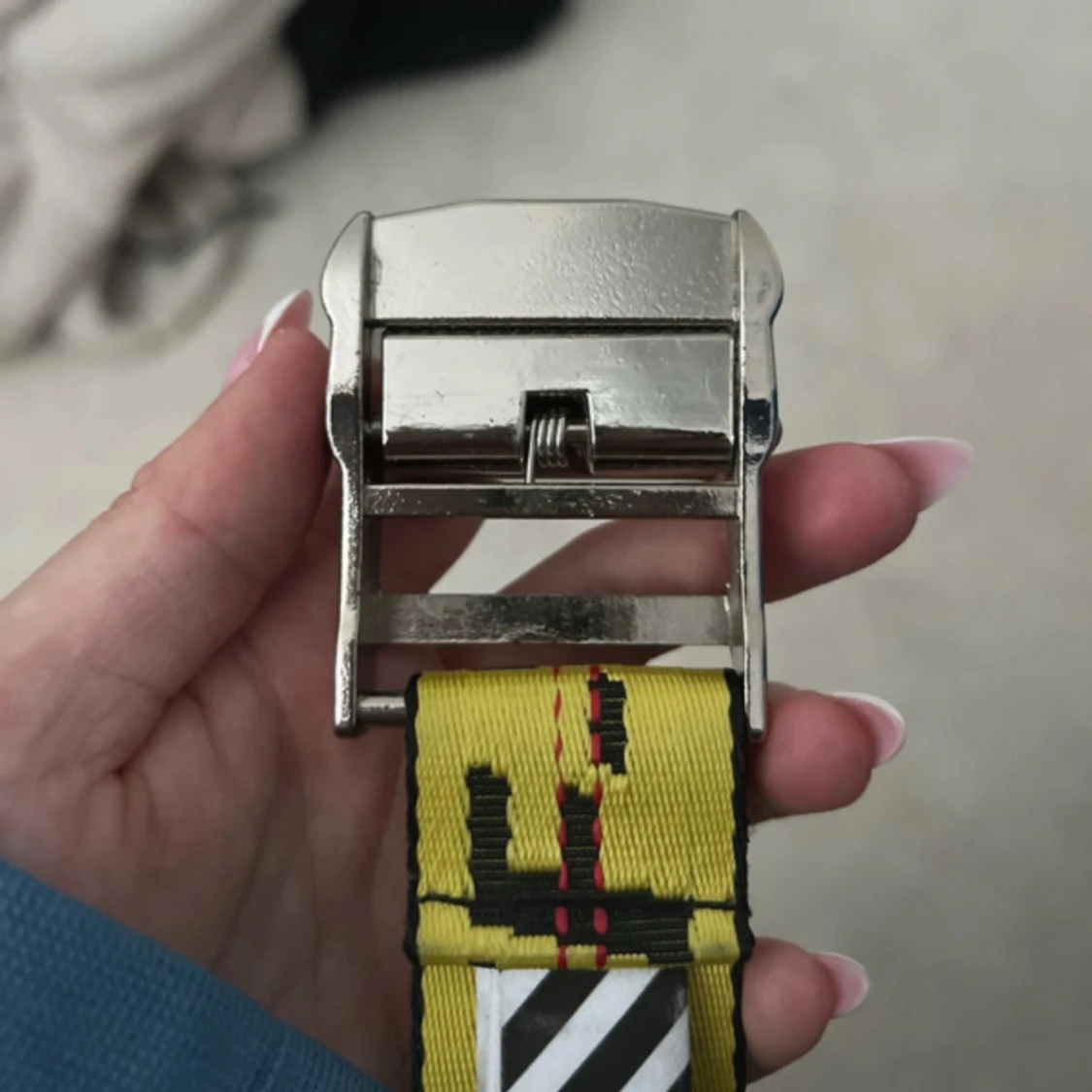 Gult bälte från Nike x Off-White - 2