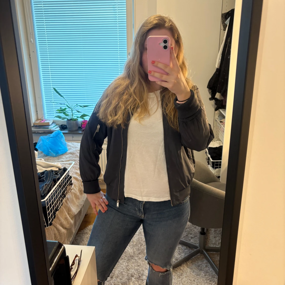 Grå bomberjacka  - 2