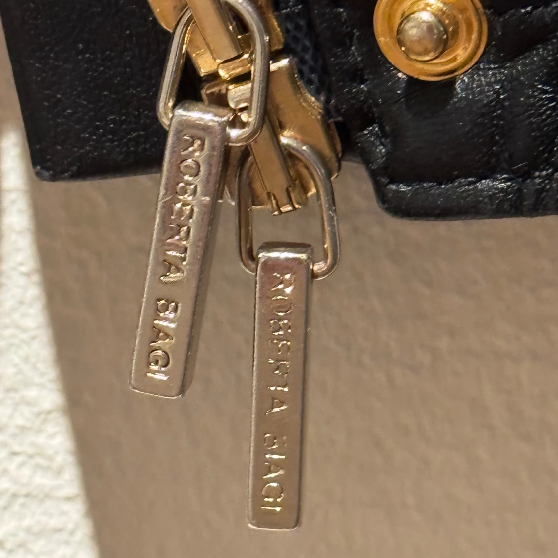 Svart skinnjacka Roberta Biagi - 1