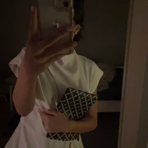 by malene birger väska  - svart/vit malene birger väska ivy purse 