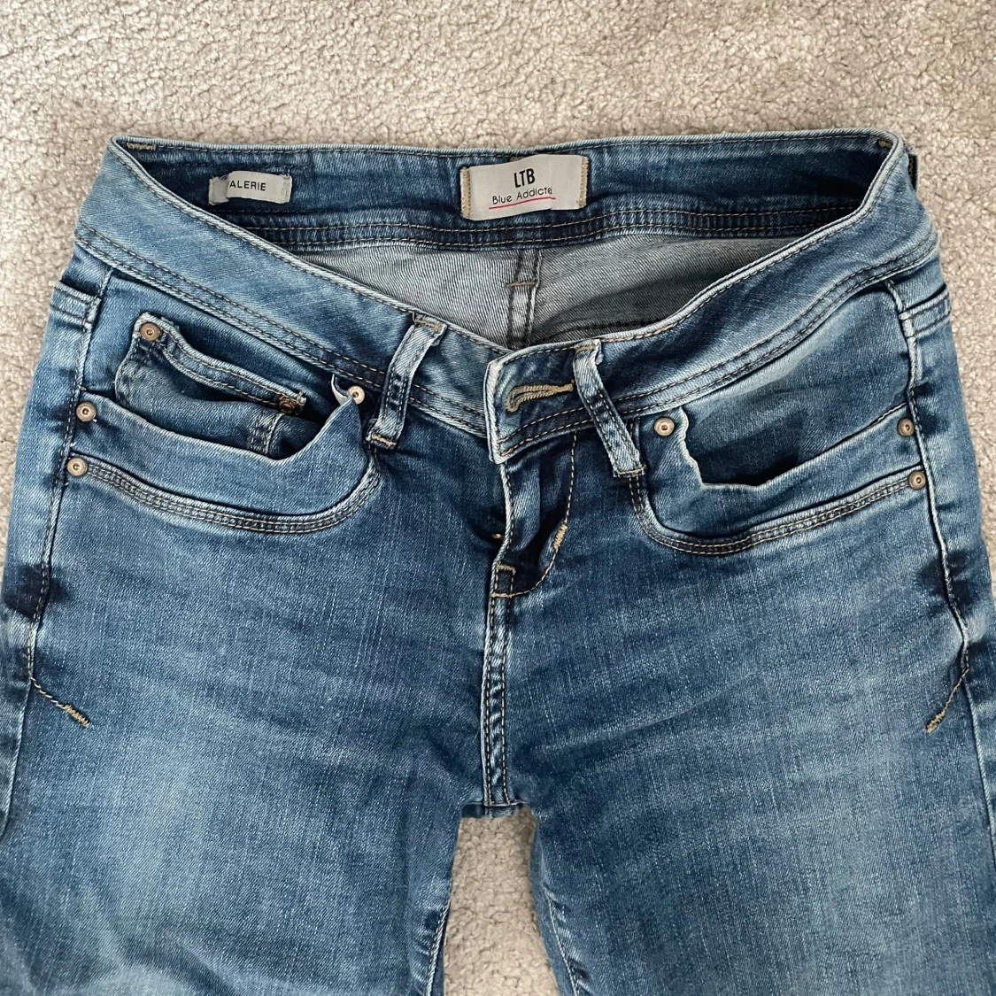 LTB bootcut jeans blå låg midja - 1