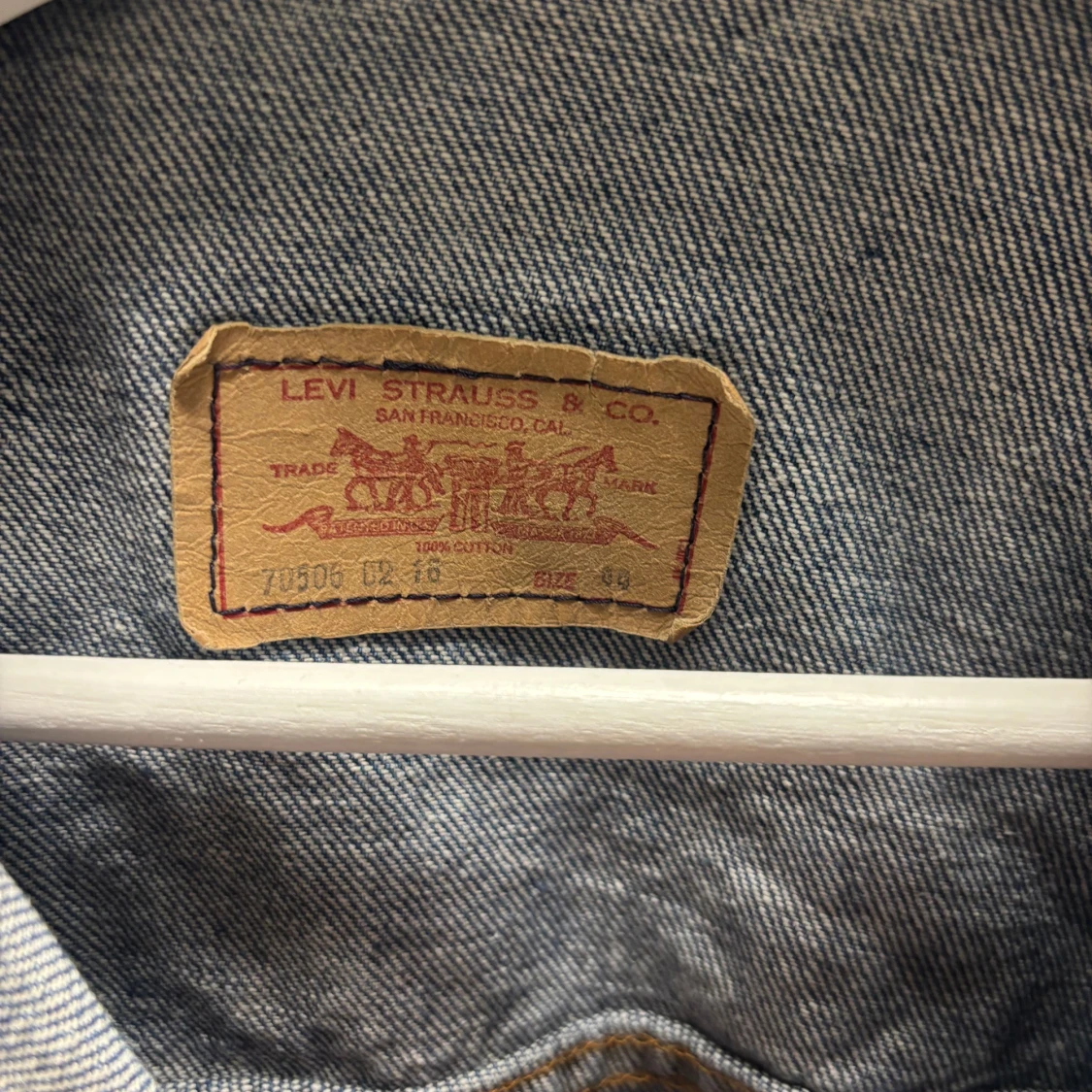 Levi's vintage blå jeansjacka - 2