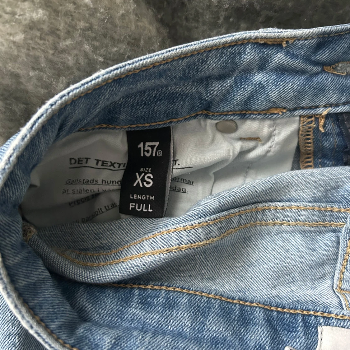 Ljusblå bootcut jeans - 3