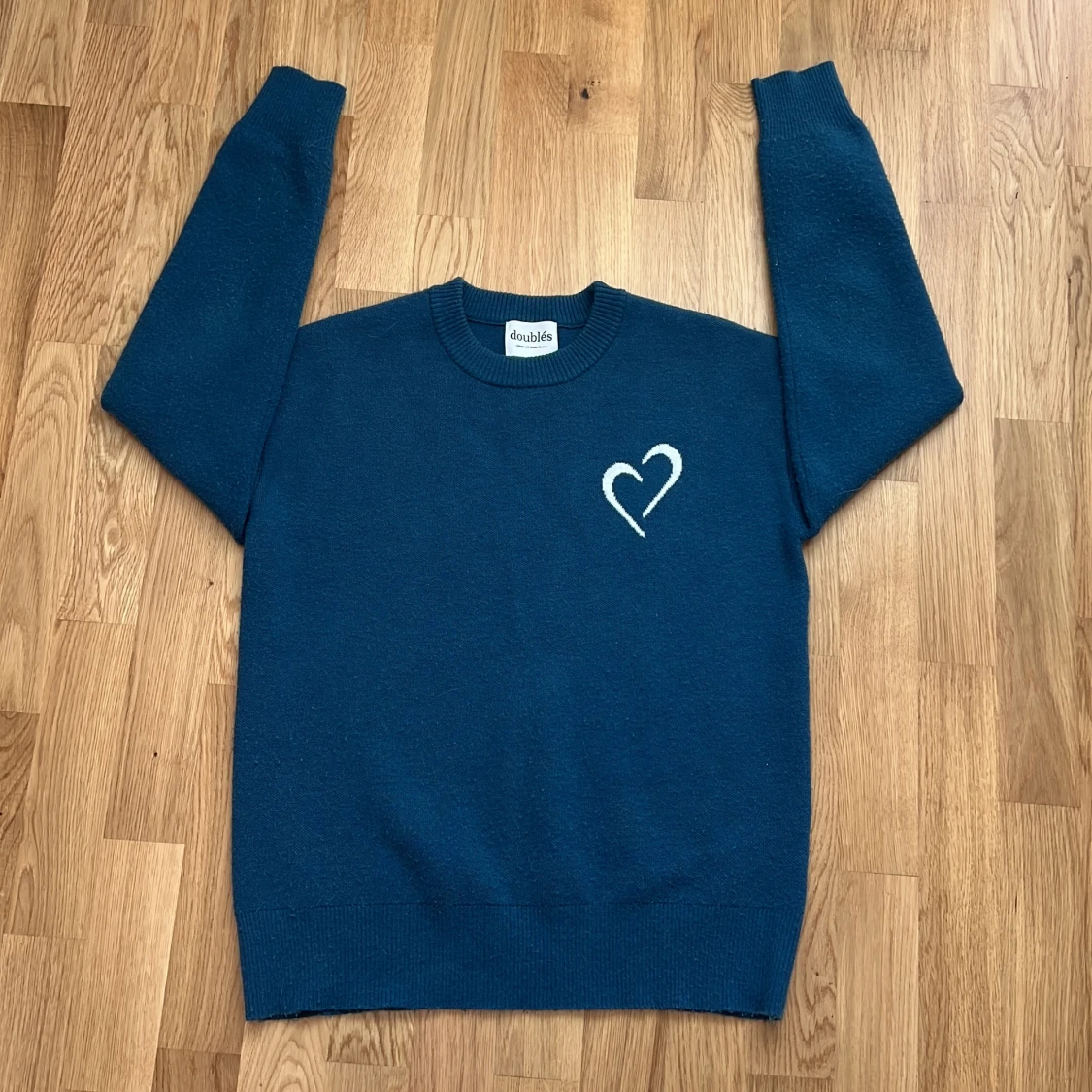 Blå doubles sweatshirt 
