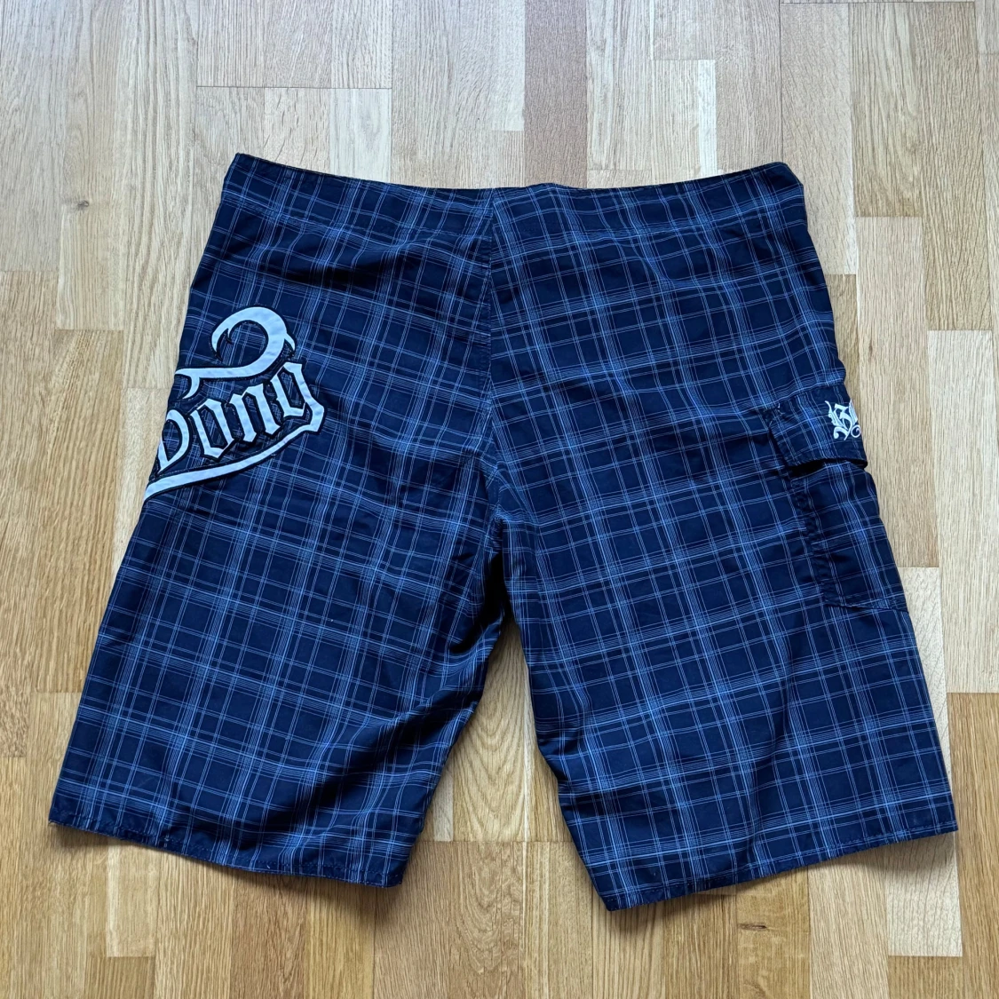 Billabong Blå Rutiga Board Shorts - 1