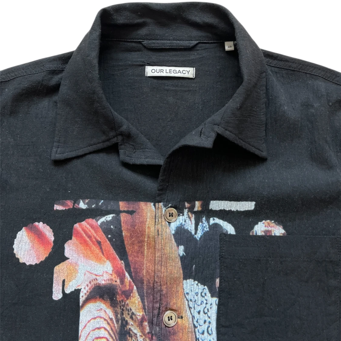 Svart kortärmad skjorta från Our Legacy - 1