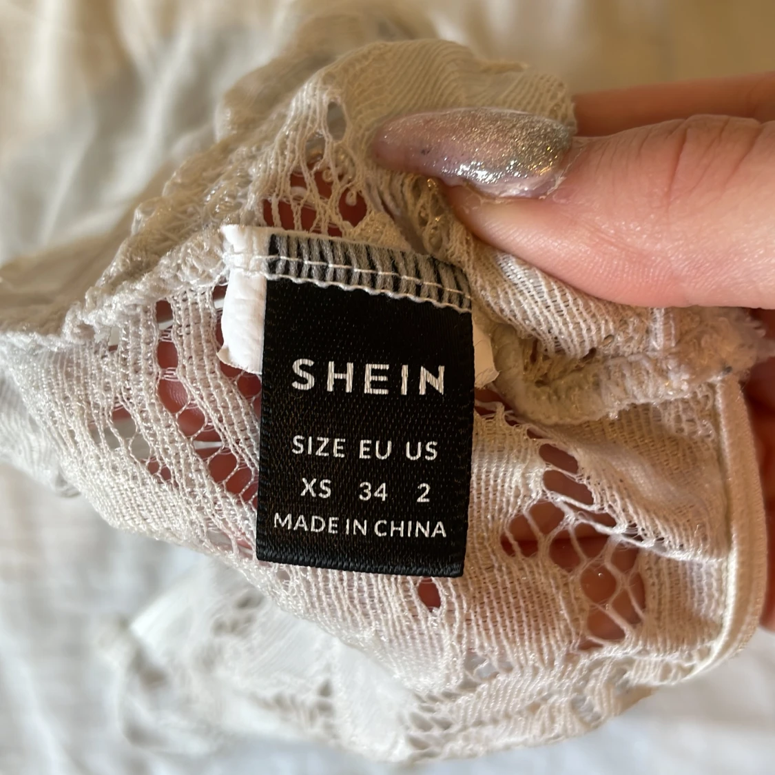 Vit spets bralette - 4