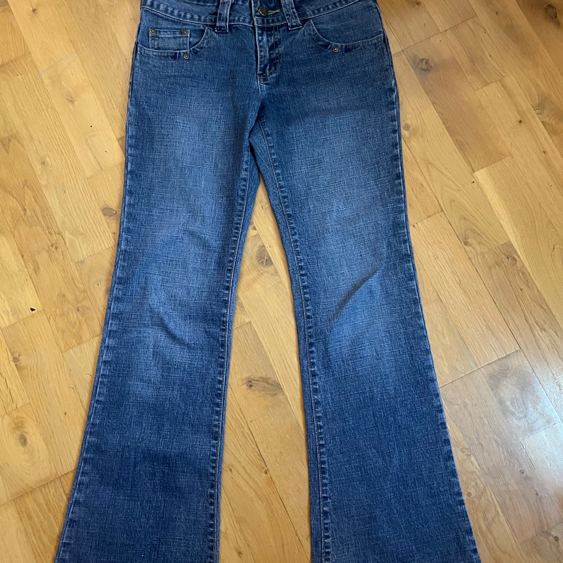 Lee Pipes bootcut jeans i blå denim