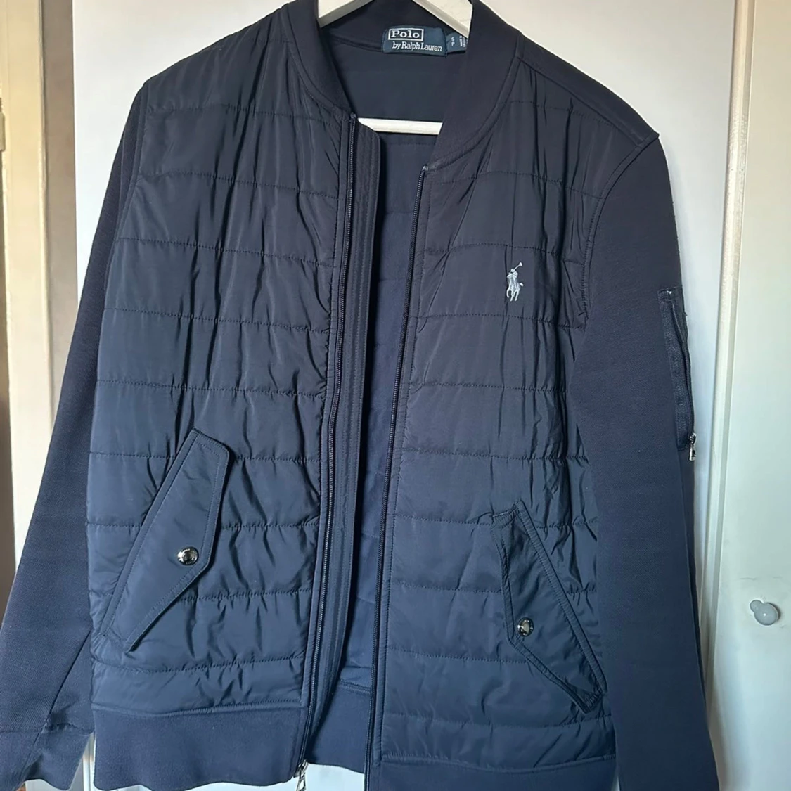 Mörkblå cardigan jacka från Polo Ralph Lauren