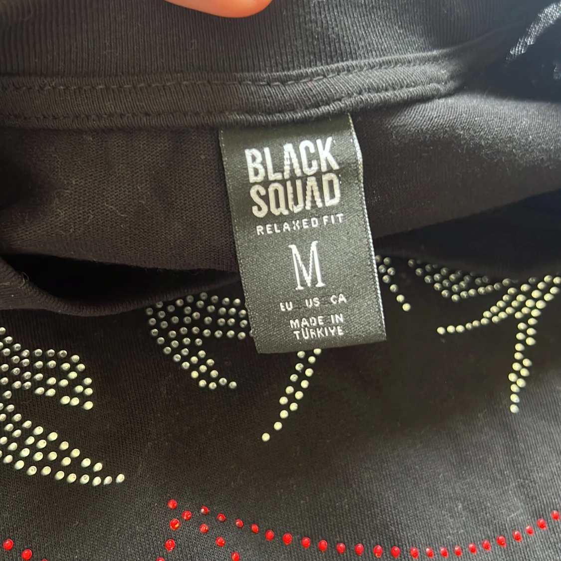 Svart långärmad tröja Black Squad - 1