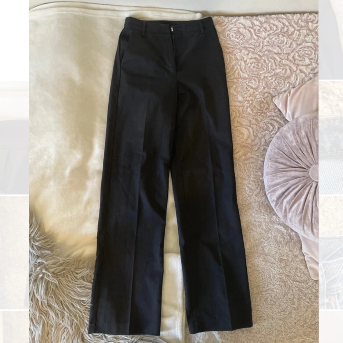 Svarta kostymbyxor från BikBok