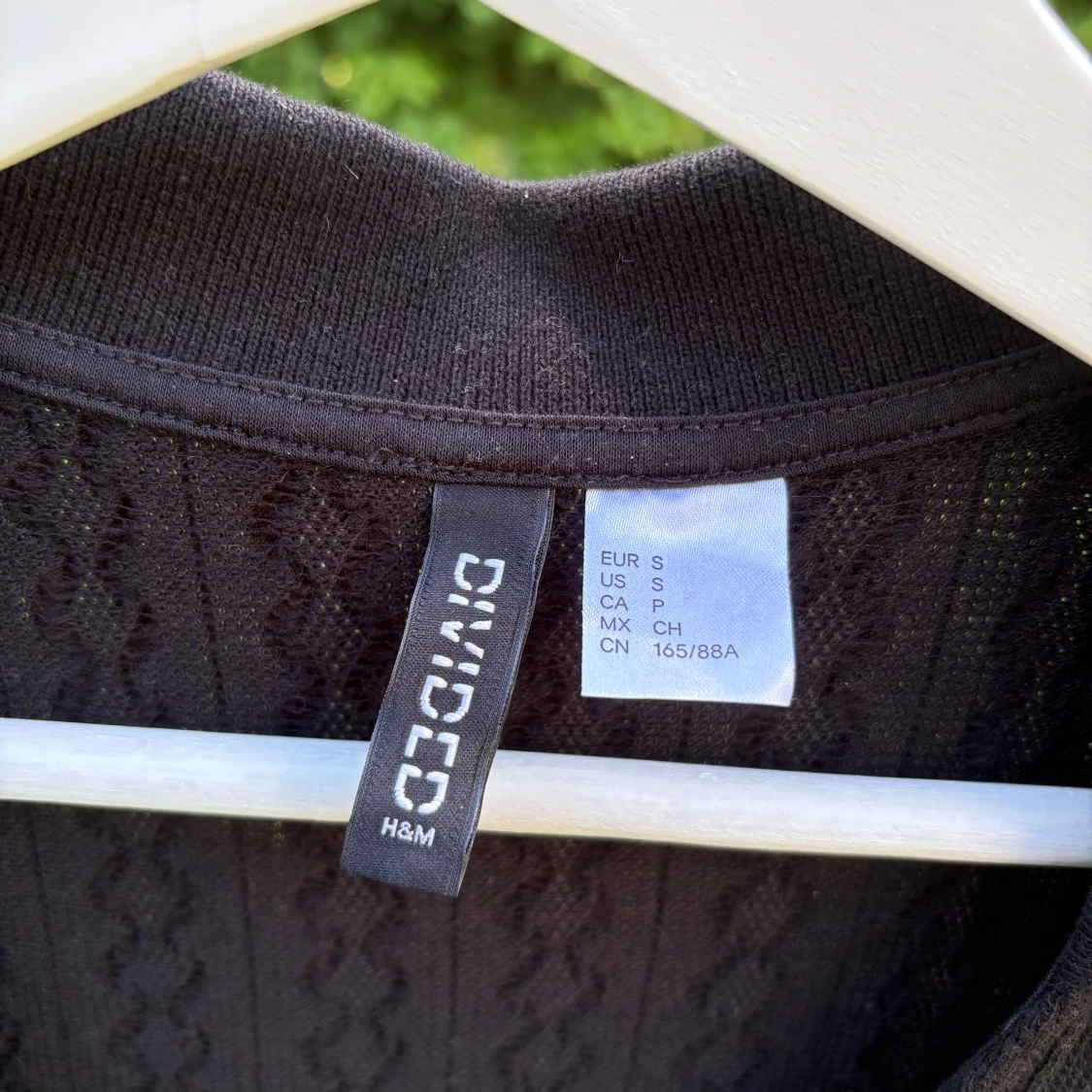 Svart stickad kortklänning H&M Divided - 2