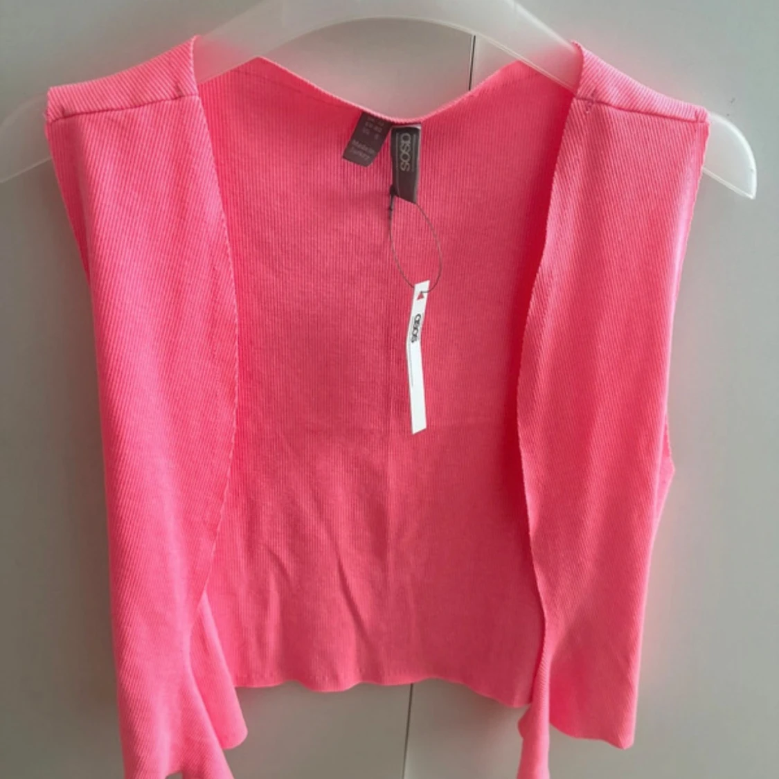 Rosa ribbad linnetopp från ASOS - 1