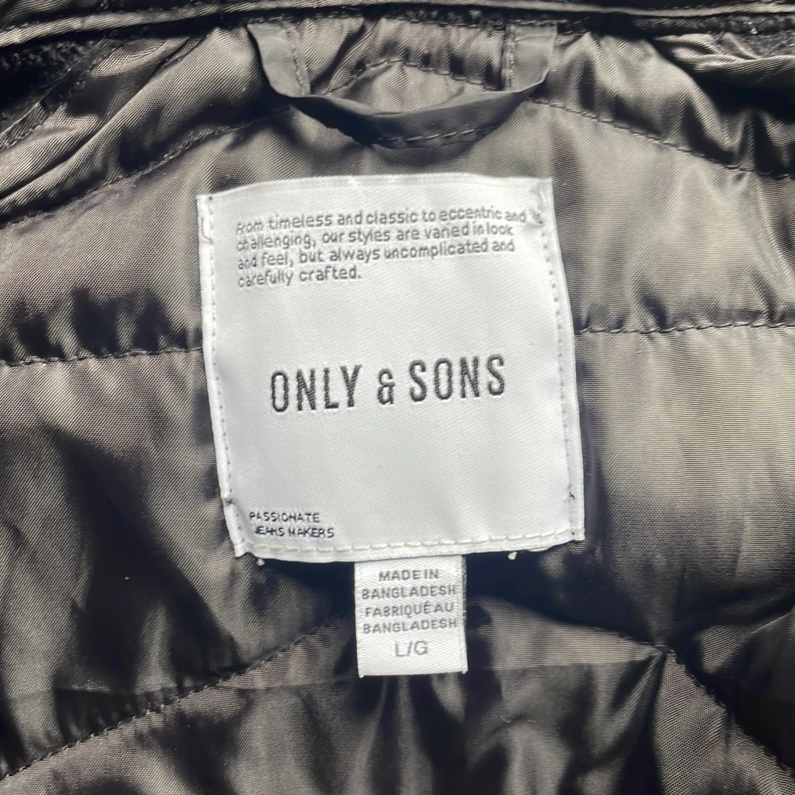 Svart quiltad jacka Only & Sons - 2