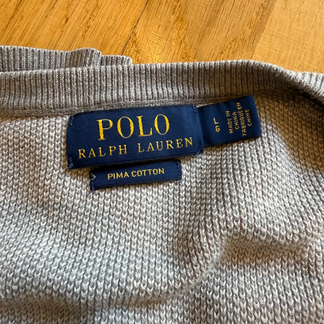 Grå bomullströja från Polo Ralph Lauren - 1