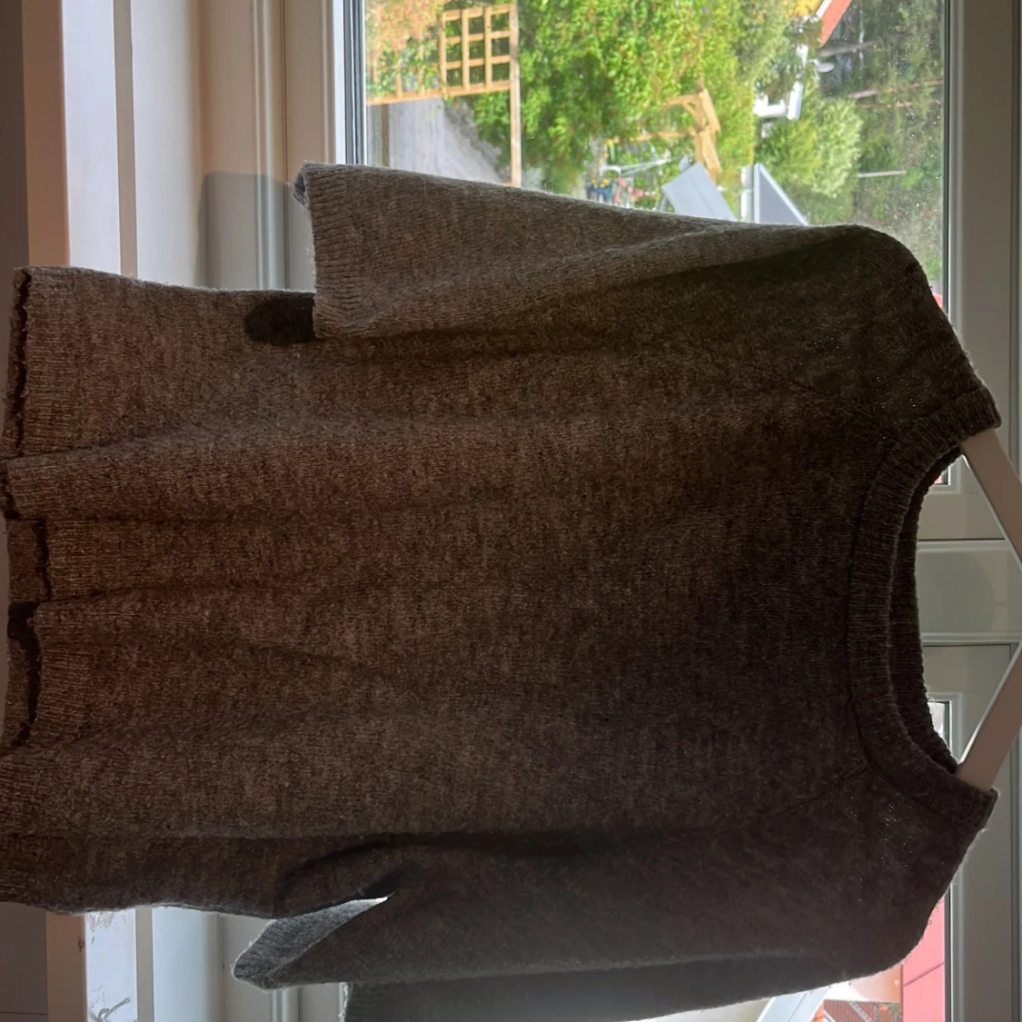 Grå stickad t-shert från 157, XS - 3