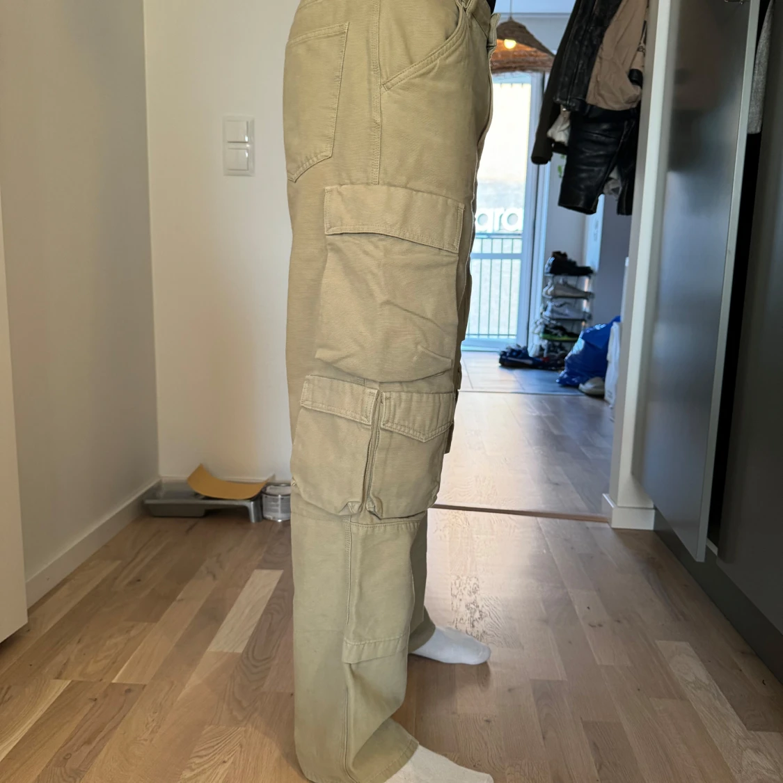 Gröna cargobyxor från Zara  - 2