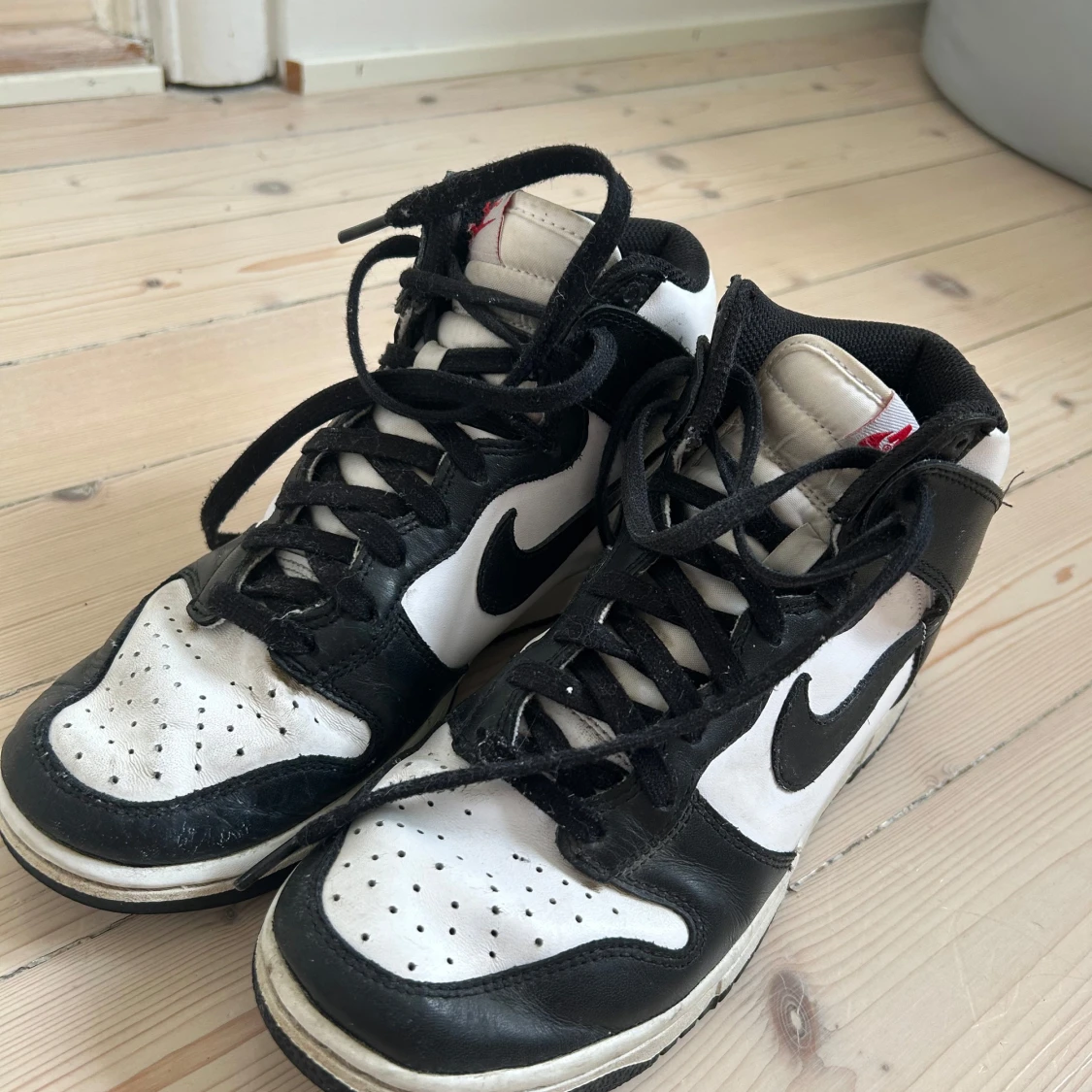 Nike Dunk High svartvita sneakers - 1
