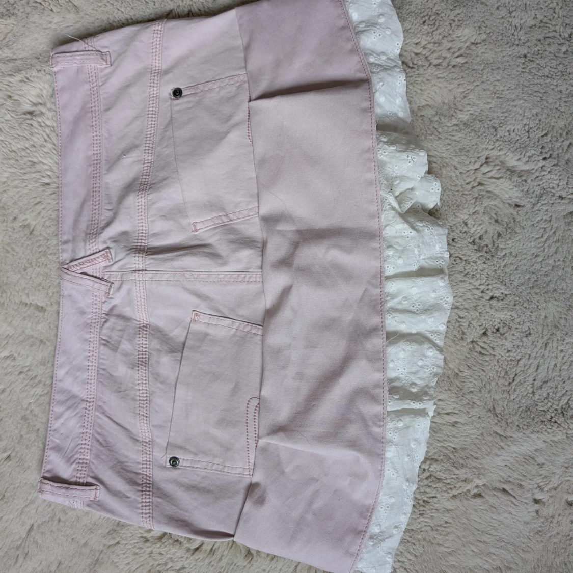 Egen sydd Ljusrosa volangkjol  - 3