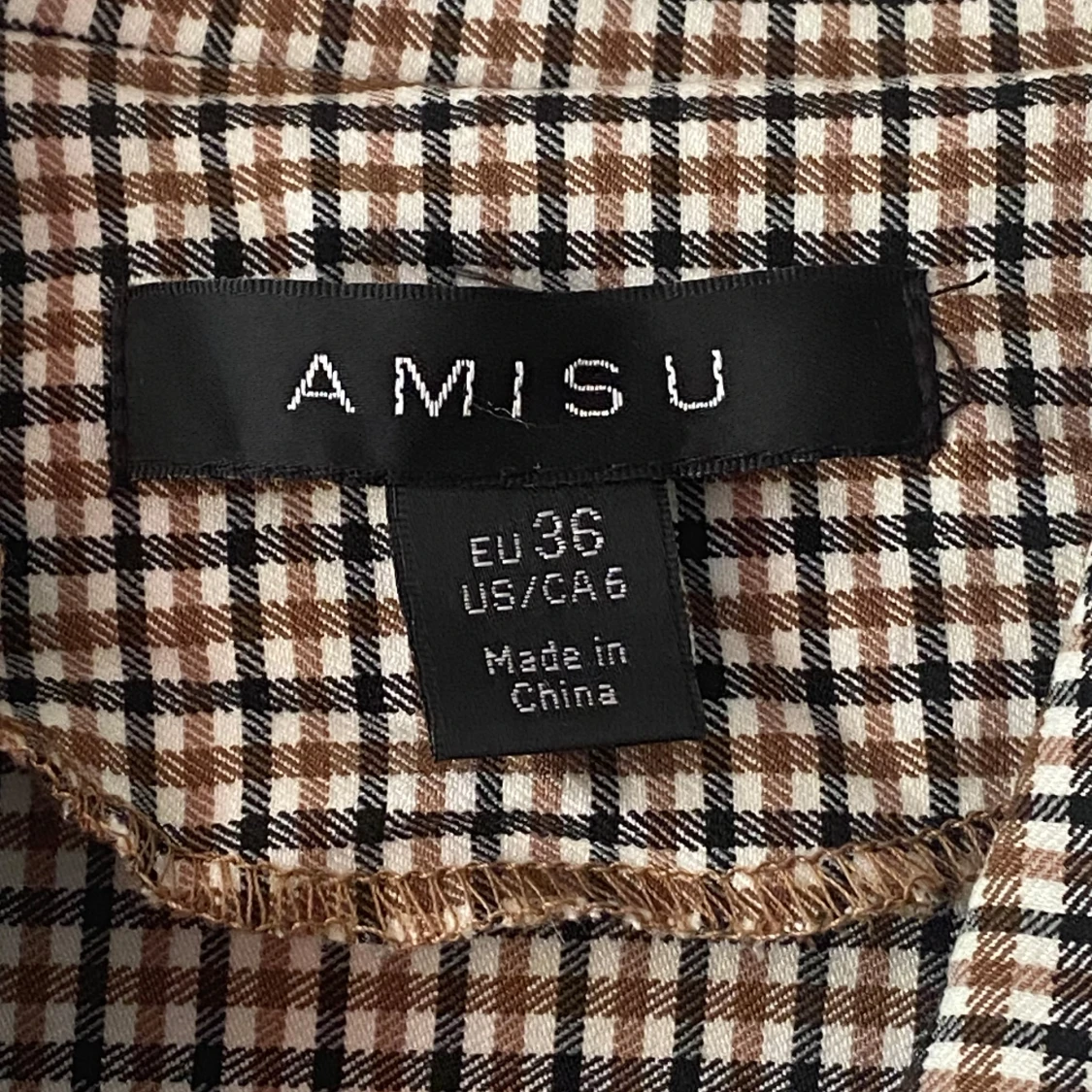 Rutigt kavajklänning från Amisu - 4