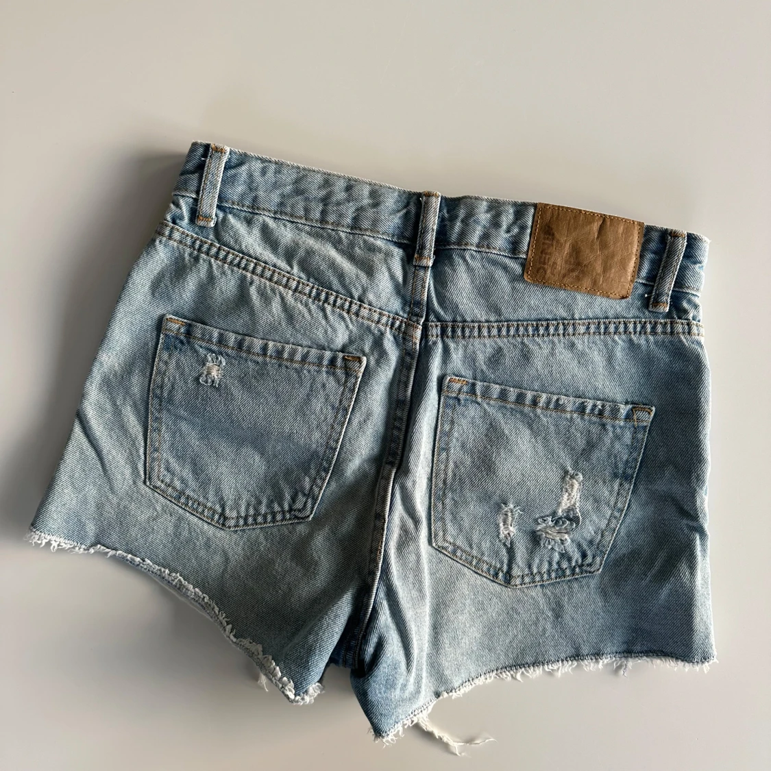 Blå jeansshorts  - 1