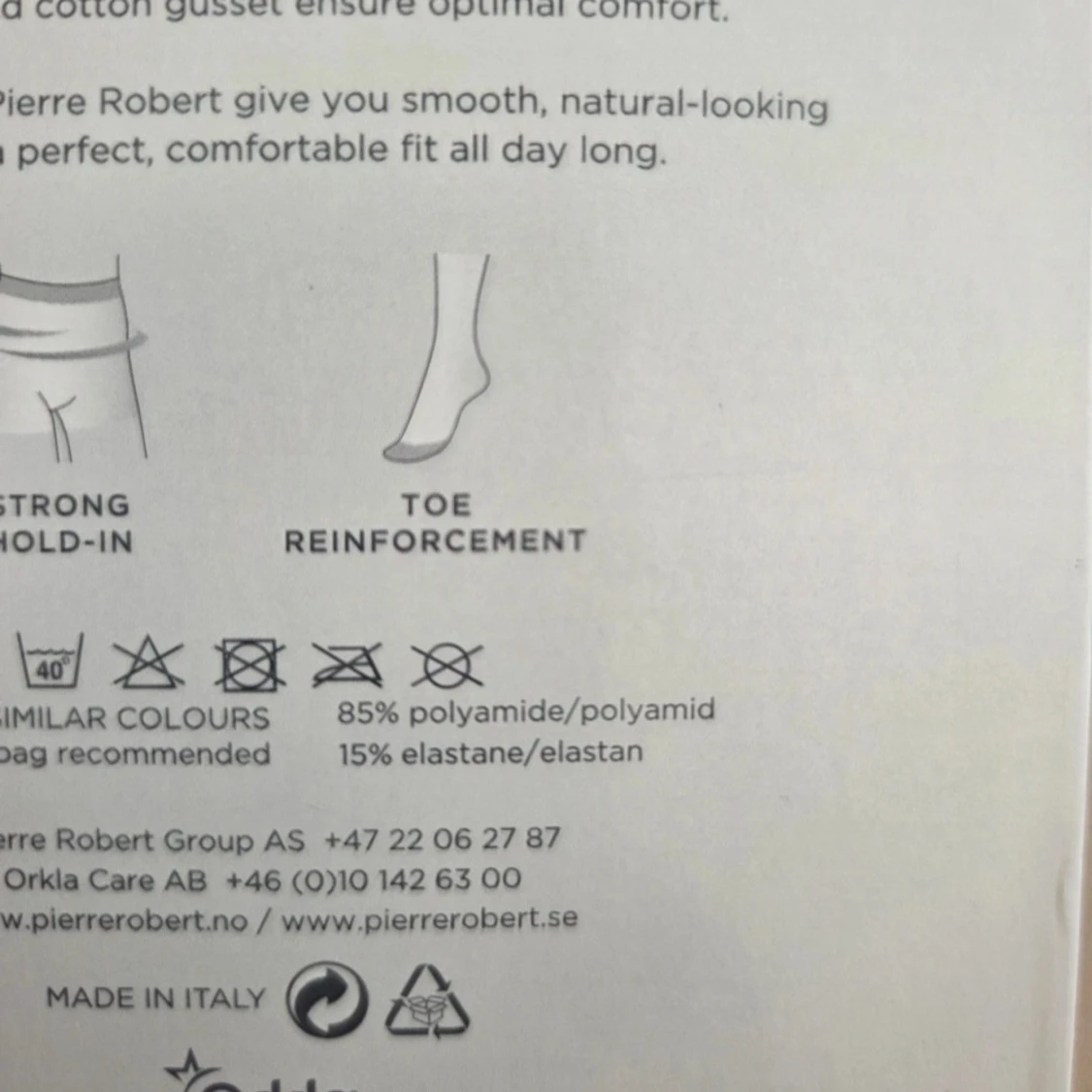 Pierre Robert hold-in strumpbyxor 40/44 - 2