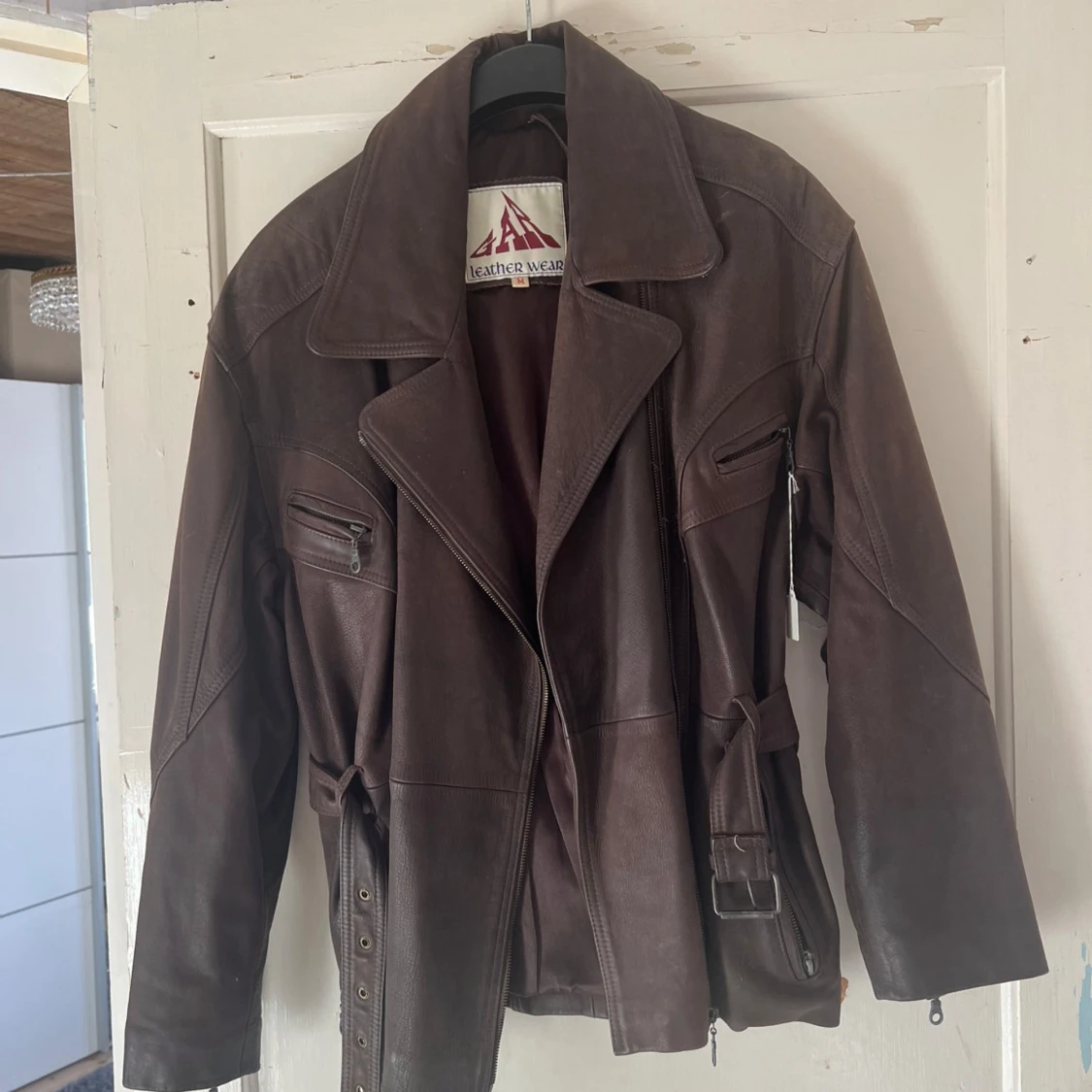 Brun skinnjacka från GAR Leather Wear