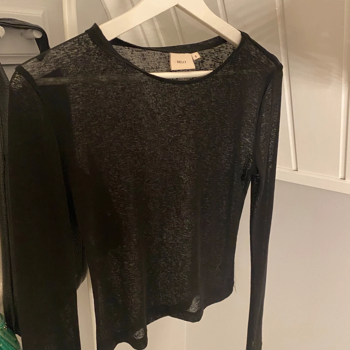 Svart transparent topp - 1