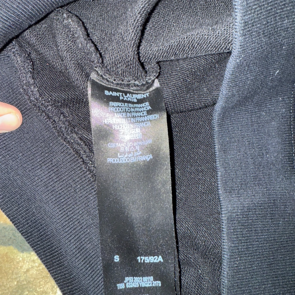 Svart hoodie från Saint Laurent - 3