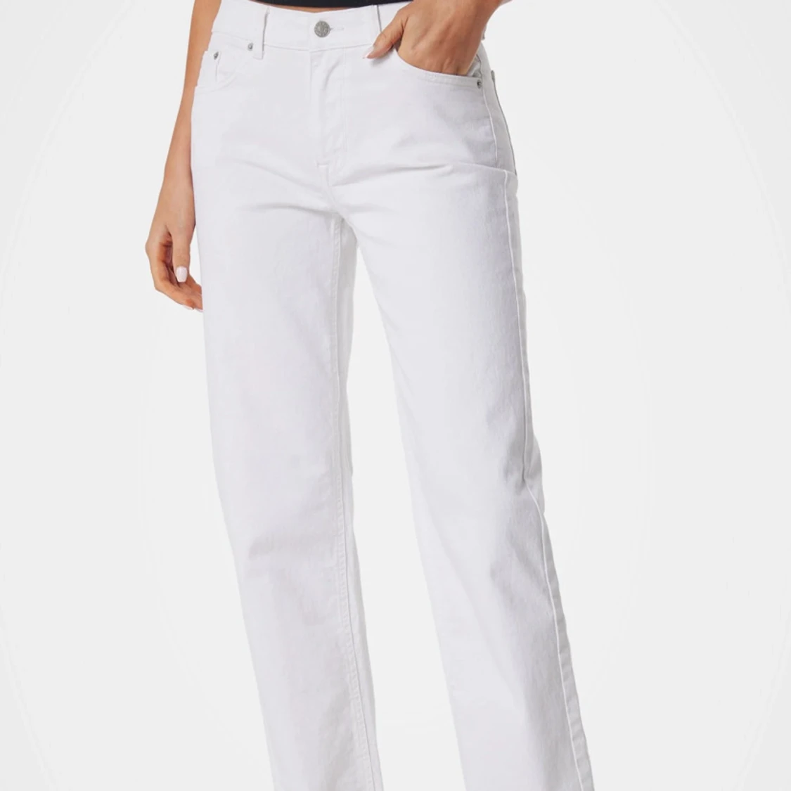 Vita jeansbyxor