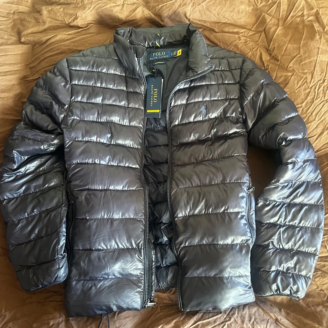 Marinblå dunjacka från Ralph Lauren - 2