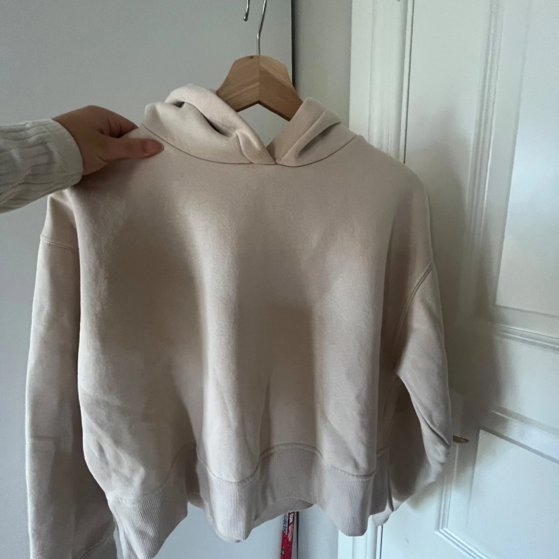 Beige hoodie