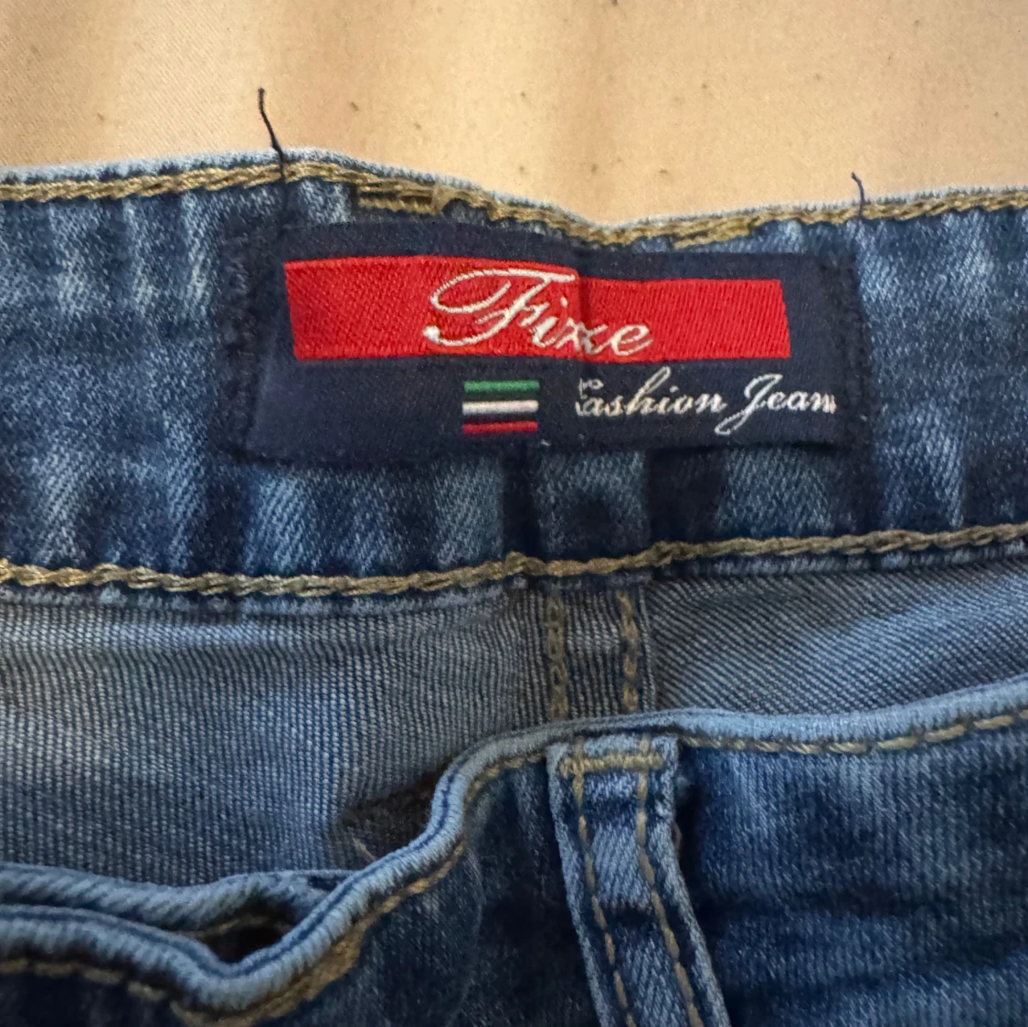 Blå jeansshorts från Fixxe - 1